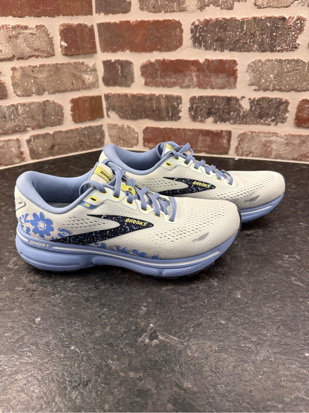 Brooks Ghost 15 Women’s Limited Edition "Bloom" Floral Running Shoes - Size 7.5